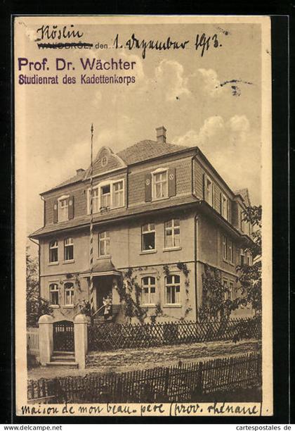 AK Waldbröl, Wohnhaus Prof. Dr. Wächter