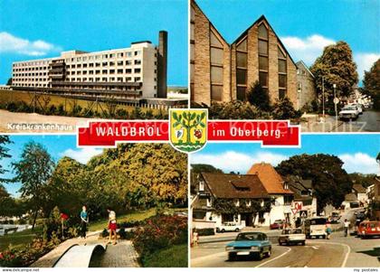 Waldbroel Kreiskrankenhaus Minigolf Kirche Teilansicht