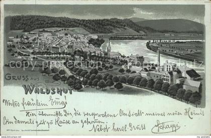 Waldshut Tiengen Rhein Totalansicht