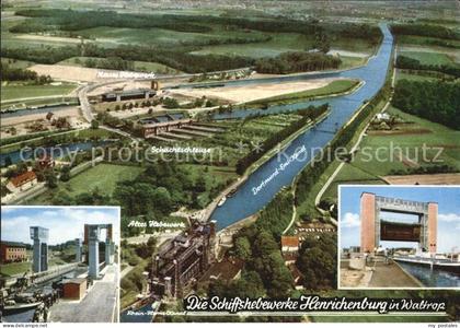 Waltrop Recklinghausen NRW Schiffshebewerke Henrichenburg Fliegeraufnahme