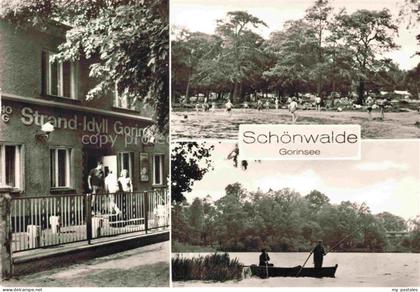 Schoenwalde Wandlitz Bernau Gorinsee Barnim Brandenburg Gorinsee Strand-Idyll Ba