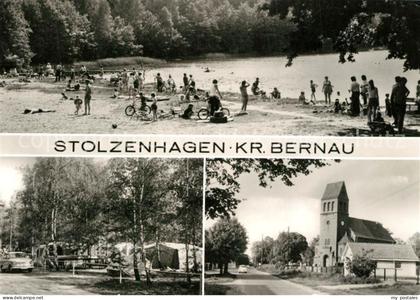 Stolzenhagen Wandlitz Kirche Campingplatz Badestrand