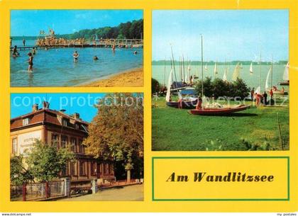 Wandlitz Strandbad Hotel Terrassen am See Seglerhafen Wandlitzsee