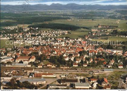 Wangen Allgaeu Fliegeraufnahme