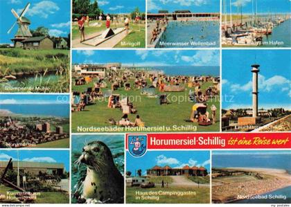 Horumersiel Wangerland Friesland Niedersachsen Stuempenser-Muehle Minigolf Meerw
