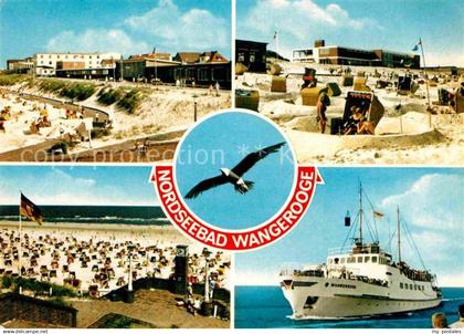 Wangerooge Nordseebad Badestrand MS Wangerooge