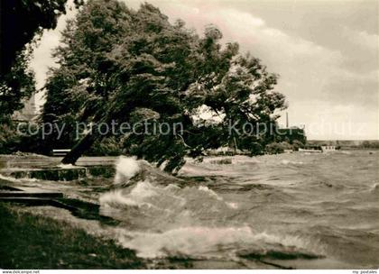 Waren Mueritz Die Mueritz bei Sturm