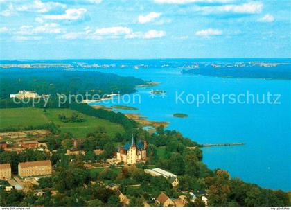 Waren Mueritz Fliegeraufnahme Schloss Klink Mueritz-Hotel