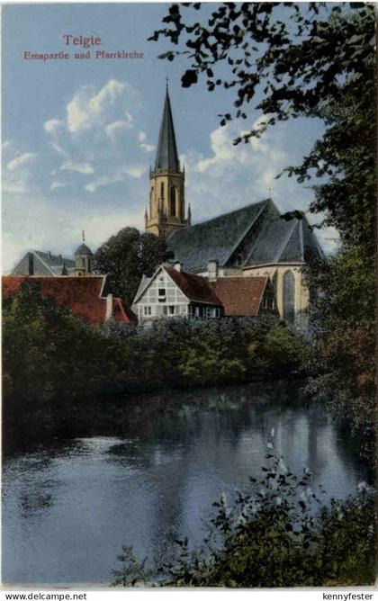 Telgte, Emspartie und Pfarrkirche