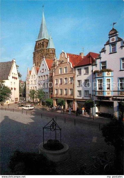 Warendorf Marktplatz Kirchturm