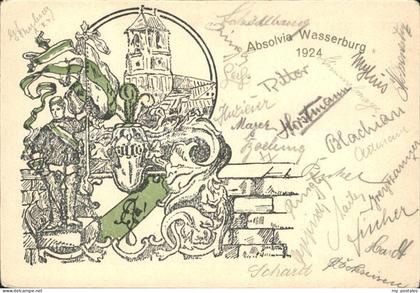 Wasserburg Inn Absolvia Wasserburg 1924