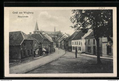 AK Wegberg, Blick auf die Hauptstrasse
