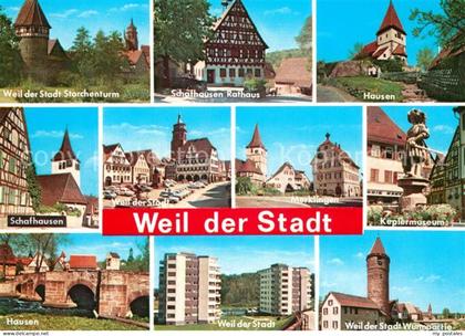 Weil der Stadt Storchenturm Schafhausen Rathaus Hausen Schafhausen Keplermuseum