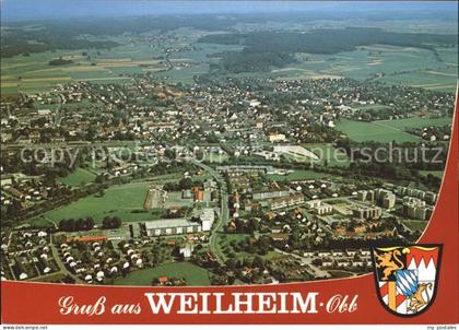 Weilheim Oberbayern Fliegeraufnahme