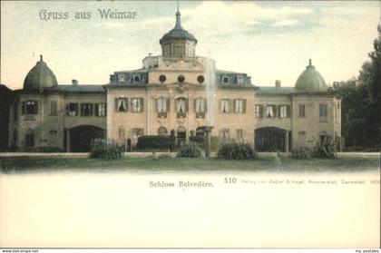 Weimar Thueringen Weimar Schloss Belvedere