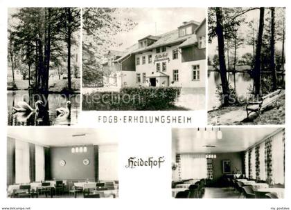 Weinboehla FDGB Erholungsheim Heidehof Gastraeume