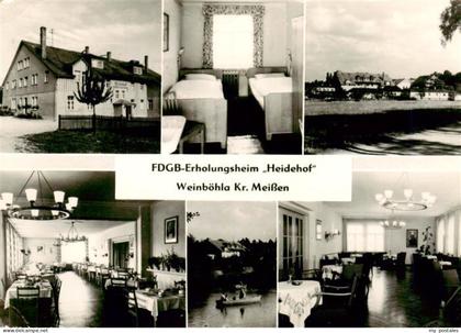 Weinboehla FDGB Erholungsheim Heidehof Gastraeume Zimmer