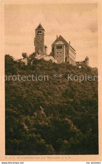 Weinheim Bergstrasse Wachenburg