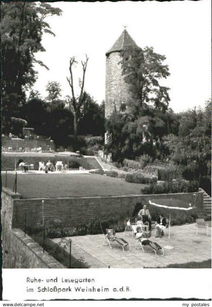 Weinheim Bergstrasse Weinheim Schlosspark
