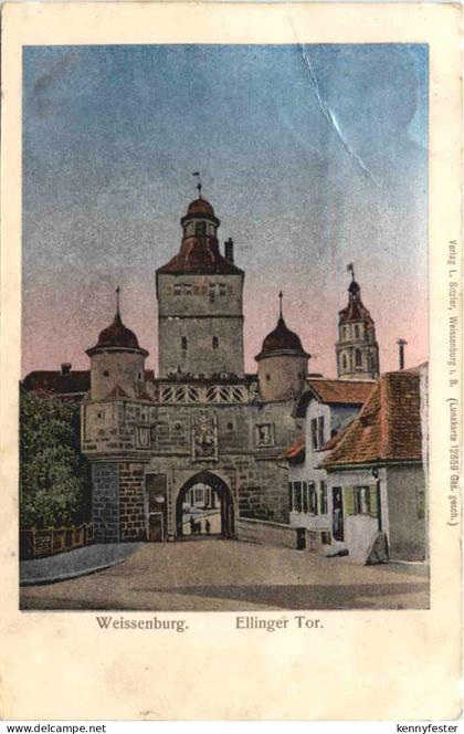 Weissenburg - Ellinger Tor - Lunakarte