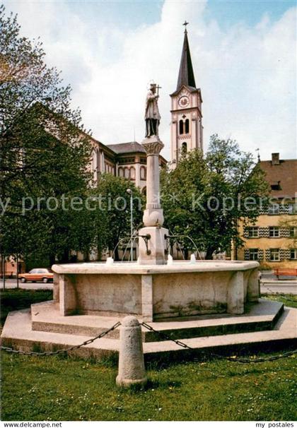 Weissenhorn Neu-Ulm Bayern Neopomuk Brunnen