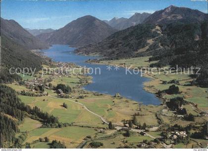 Weissensee Kaernten Fliegeraufnahme
