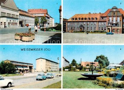 Weisswasser  Oberlausitz Muskauer Strasse Rathaus Wohnkomplex I Humboldtstrasse