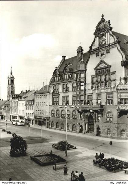 Werdau Sachsen Marktplatz