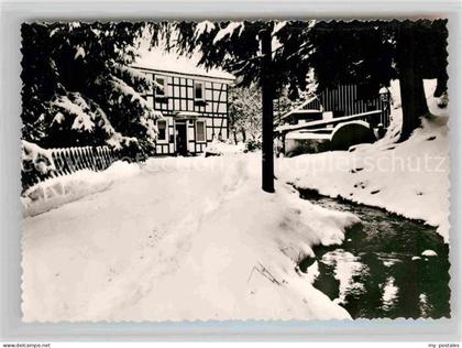 Wermelskirchen Rausmuehle Winter