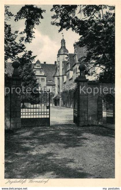 Wermsdorf Eingangstor zum Jagdschloss