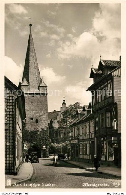Wernigerode Harz Motiv Das Westerntor Serie Aus deutschen Landen