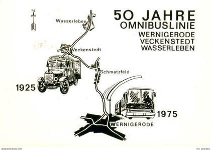 Wernigerode Harz Sonderbus Wasserleben Wernigerode Buslinie 1925