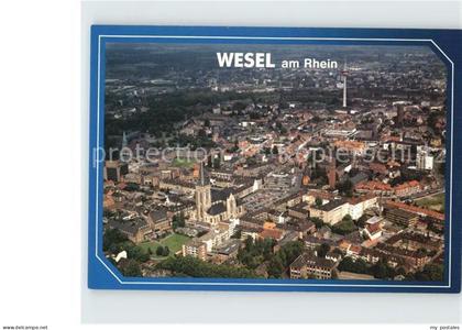 Wesel Rhein Fliegeraufnahme
