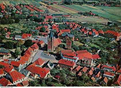 Ansichtskarte Westerstede Luftbild Marktplatz 1963