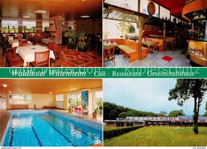 Westerstede Waldhotel Wittenheim Cafe Restaurant Gesellschaftshaus Hallenbad