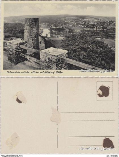 Ansichtskarte Wetter (Ruhr) Blick auf Wetter mit Fabrikanlage 1939