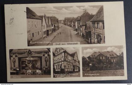 AK   Gruß aus Altenstadt Hessen 1936 A. Hitler Str.   #AK6587