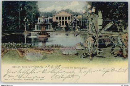 WIESBADEN Hessen Kurhaus Bowling green