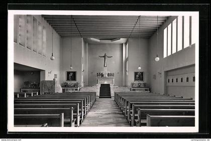AK Berlin-Schmargendorf, Inneres der Kath. Kirche
