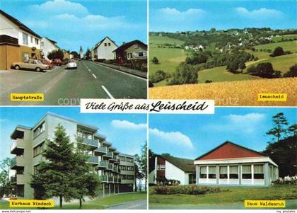 Leuscheid Windeck NRW Hauptstrasse Leuscheid Kurhaus Windeck Haus Waldesruh