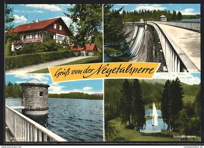 AK Oberröttenscheid bei Wipperfürth, Försterei, Neyetalsperre, Staumauer