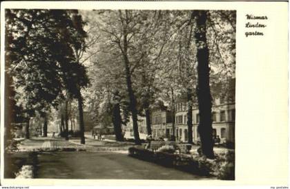 Wismar Mecklenburg Vorpommern Wismar Lindengarten x 1958