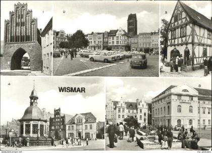 Wismar Mecklenburg Vorpommern Wismar Tor Markt  x 1986