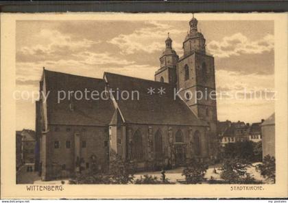Wittenberg Lutherstadt Stadtkirche