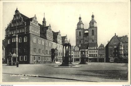 Wittenberg Lutherstadt Wittenberg Markt
