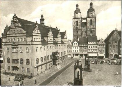 Wittenberg Lutherstadt Wittenberg Marktplatz