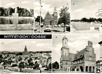 Wittstock Dosseteich Rathaus Ernst-Th?lmann-Platz Schwimmbad
