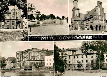Wittstock Postamt Schwimmbad Rathaus Dosseteich Walter Schulz Platz Pflegeheim