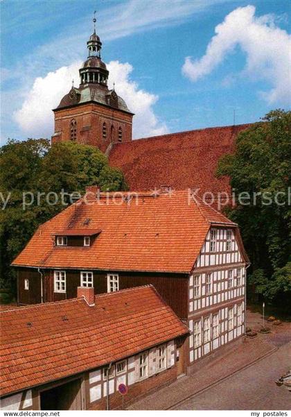 Wittstock St Marien Kirche Giebelfachwerkhaus