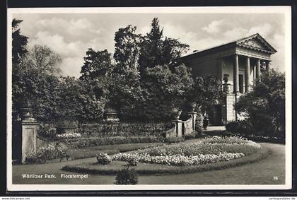 AK Wörlitz, Floratempel im Wörlitzer Park